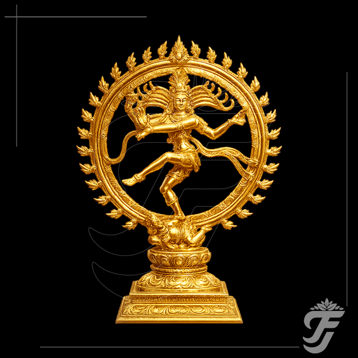BRASS NATRAJ STATUE - 12 INCH