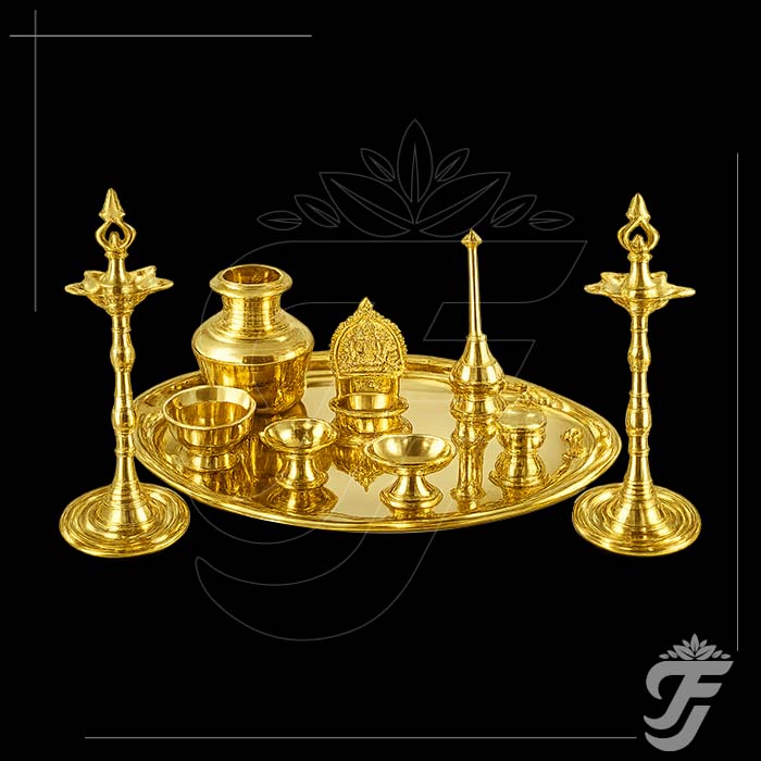BRASS NIRAI KODAM SET
