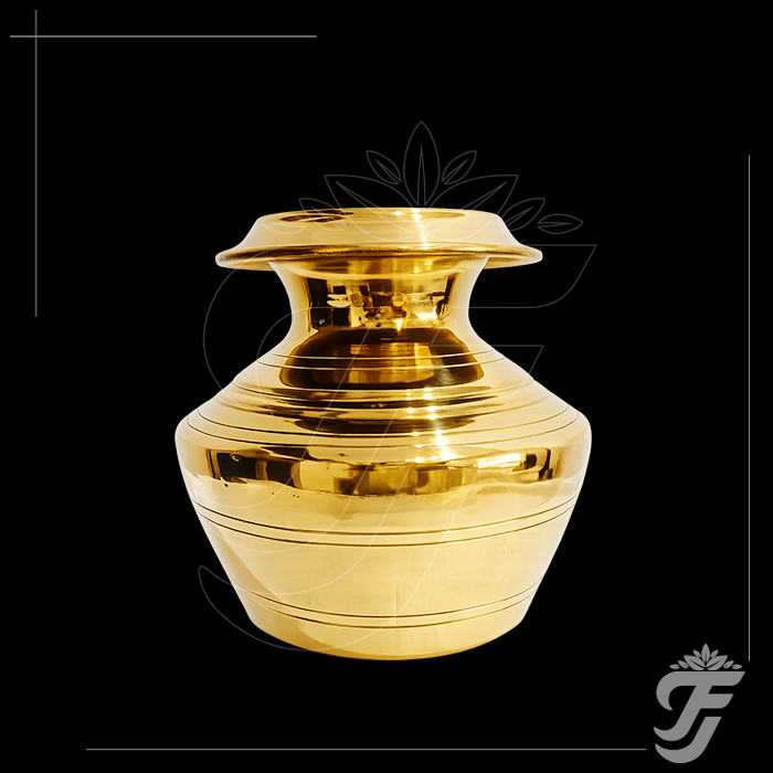 BRASS PLAIN KODAM - 7 INCH