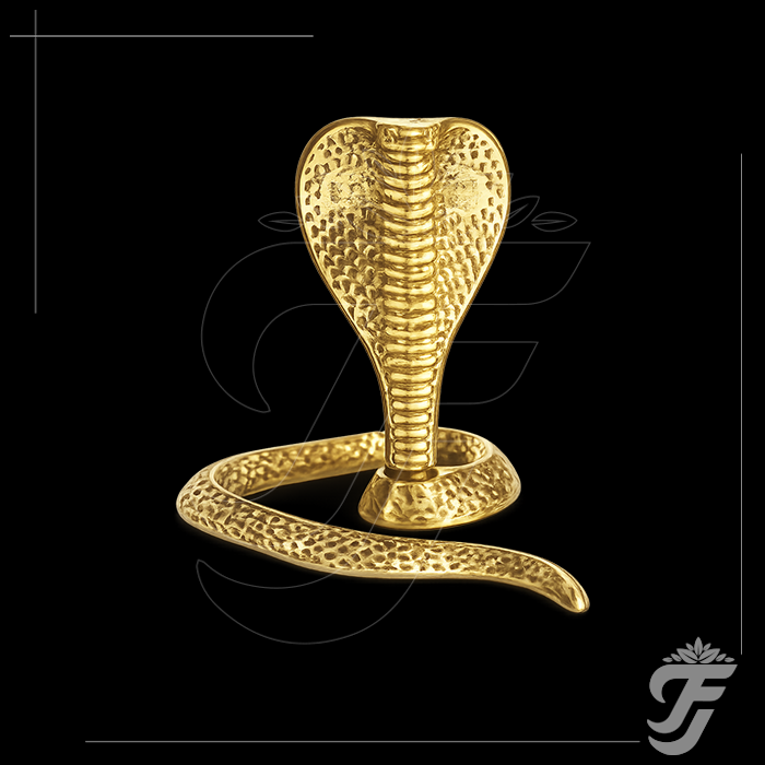BRASS SNAKE STATUE-3 INCH