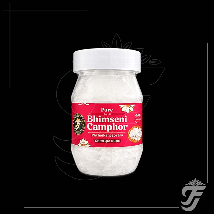 FJ EDIBLE CAMPHOR 100 GRAMS