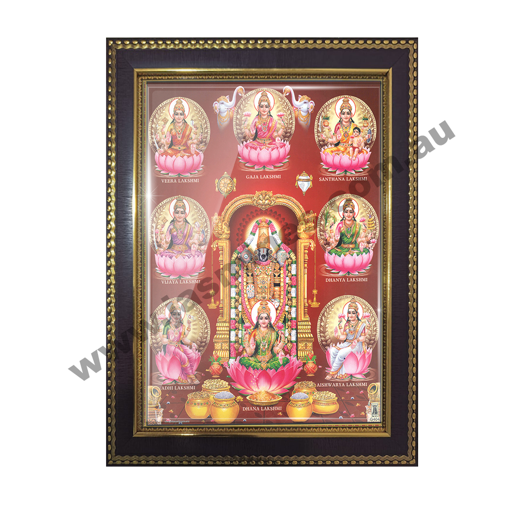 PHOTO FRAME ASHTALAKSHMI-BALAJI-1 - LARGE