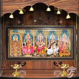 PHOTO FRAME WITH 5 GODS