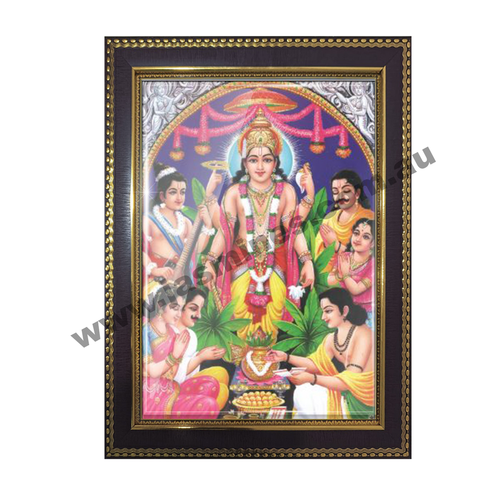 PHOTO FRAME SRI SATYANARAYANA POOJA - SMALL