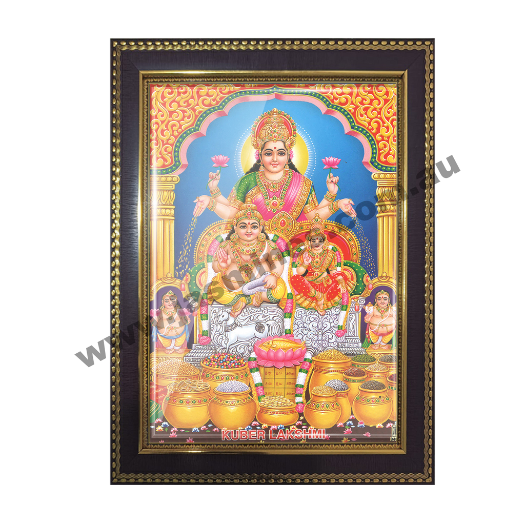 PHOTO FRAME KUBER LAKSHMI - SMALL