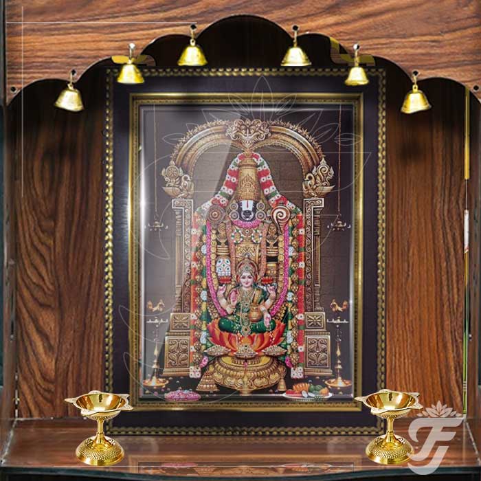 PHOTO FRAME BALAJI WITH LAKSHMI - LARGE
