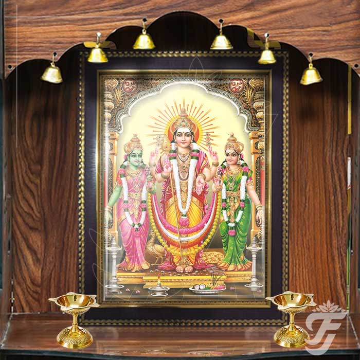 PHOTO FRAME SRI VALLI DEVYANI MURUGAN - SMALL