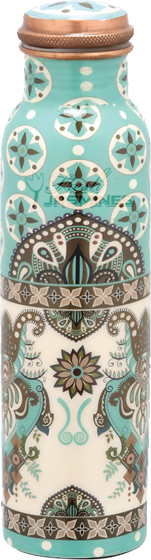 COPPER MEENA PRINT 950ML BOTTLE