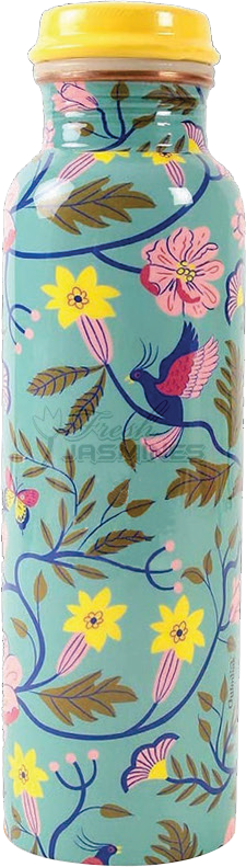 COPPER MEENA PRINT Q7 950ML BOTTLE