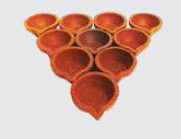 TERRACOTTA VILAKKU NO.5