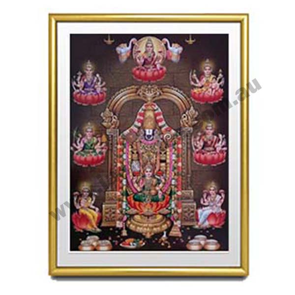 PHOTO FRAME ASHTALAKSHMI-BALAJI-1 - LARGE