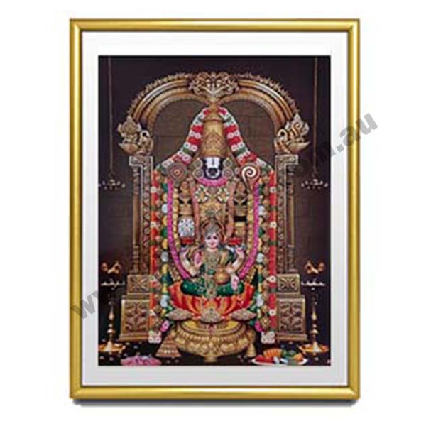 PHOTO FRAME BALAJI WITH LAKSHMI - LARGE