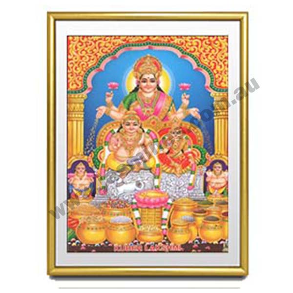 PHOTO FRAME KUBER LAKSHMI - SMALL