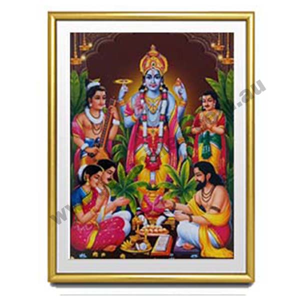 PHOTO FRAME SATYANARAYANA POOJA - LARGE